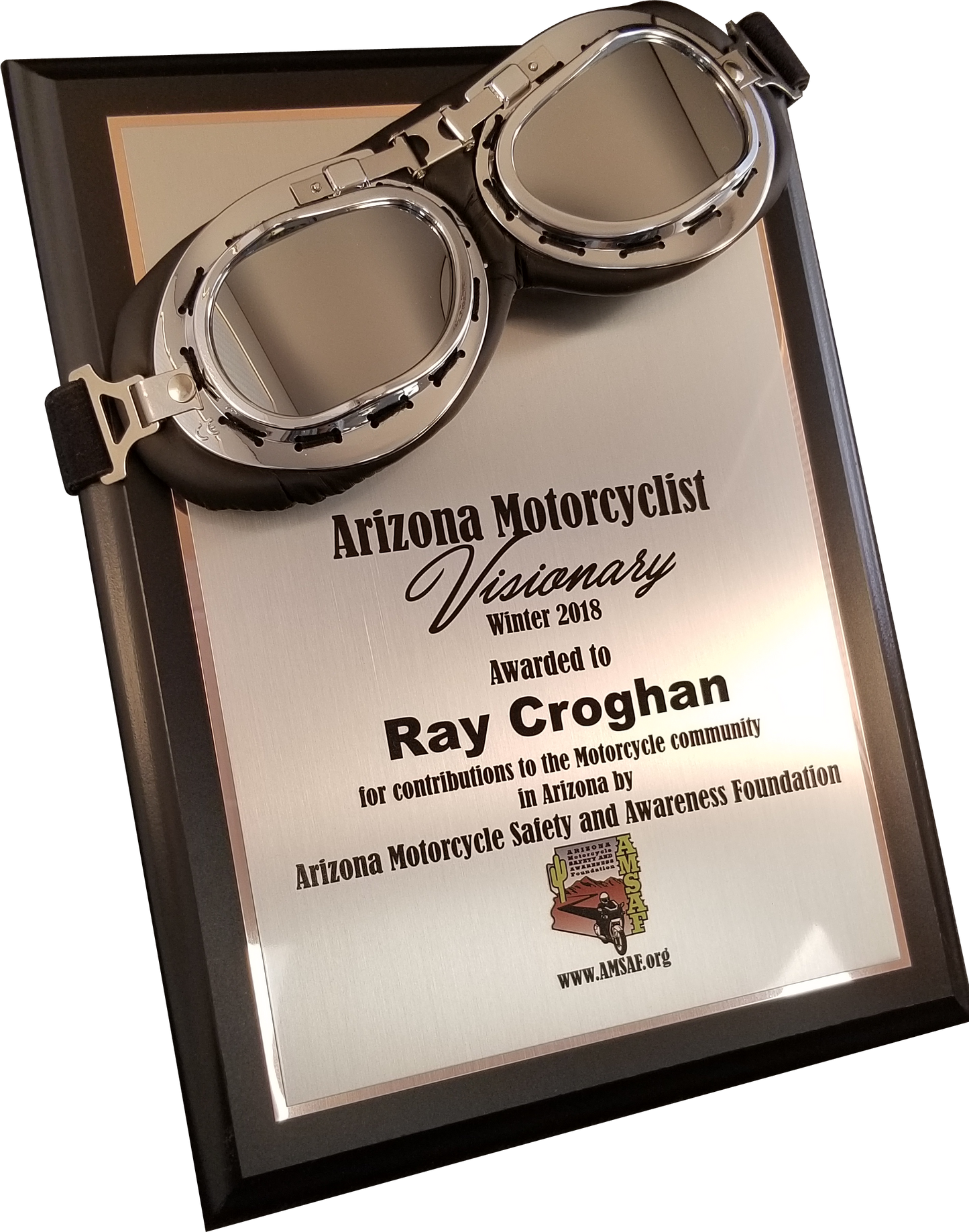 AwardJunkies Plaque Full Color Matte Black Laminate Plaque