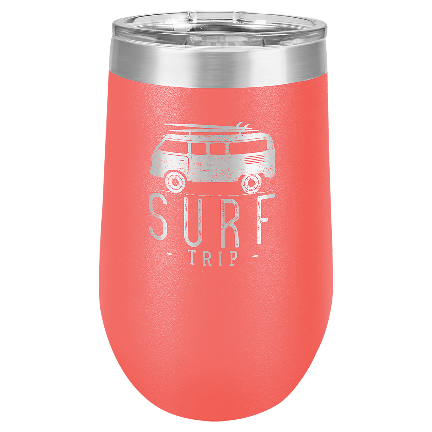 JDS-LTM801 AwardJunkies Tumbler 16 oz. Stemless Wine Tumbler with Clear Lid