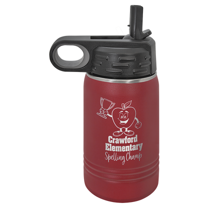 12 oz. Stainless Steel Water Bottle